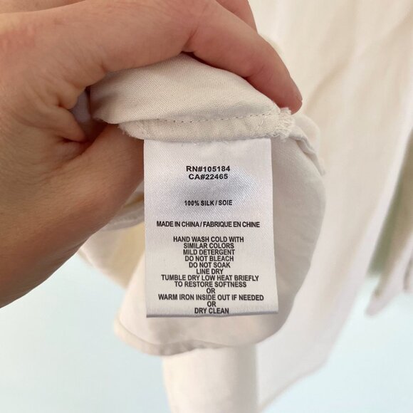 Go Silk Washable Silk Tunic Top - Picture 6 of 6